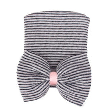 Load image into Gallery viewer, Toddler Baby Warm Hat Striped Caps Soft