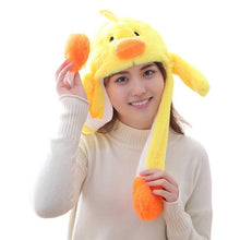 Load image into Gallery viewer, Girls Animals Ear Moving Jumping Hats
