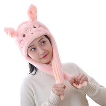 Load image into Gallery viewer, Girls Animals Ear Moving Jumping Hats