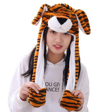 Load image into Gallery viewer, Girls Animals Ear Moving Jumping Hats