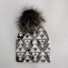 Load image into Gallery viewer, kids cotton hats  baby pom pom