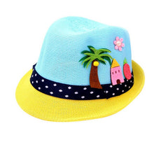 Load image into Gallery viewer, Kids Hat fashion Summer Baby Cartoon